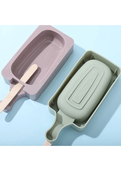 Tozlu Pembe Tarzı 1 Adet Silikon Dondurma Kalıbı Popsicle Kalıpları Buz Küpü Tepsi Makinesi Tatlı Pasta Dondurucu Dıy Evrensel Dondurma Kalıpları Şeker Renk (Yurt Dışından) fırsatları