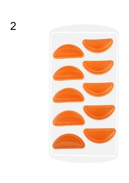 No.2 Tarzı Sıcak Satış Silikon Meyve Yıldız Şekli Buz Küpü Kalıp Çikolata Pişirme Tepsisi Saklama Kabı (Yurt Dışından)