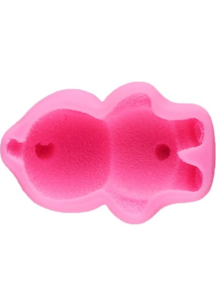 Pembe Tarzı Yeni 3D Uykulu Ayı Sünger Kek Için Silikon Kalıplar Mousse Çikolata Tatlı Bakeware Pasta Dondurma Kalıbı El Yapımı Hediye (Yurt Dışından)