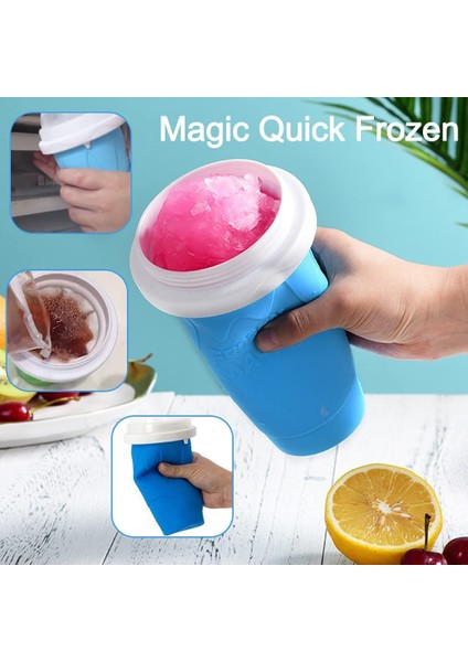 No.1 Tarzı Slush Maker Cup Hızlı Dondurulmuş Dondurma Maker Milk Shake Maker Soğutma Fincan Bardaklar Kupa Diy Ev Yapımı Dondurulmuş Içecekler Magic Slushy Maker (Yurt Dışından)