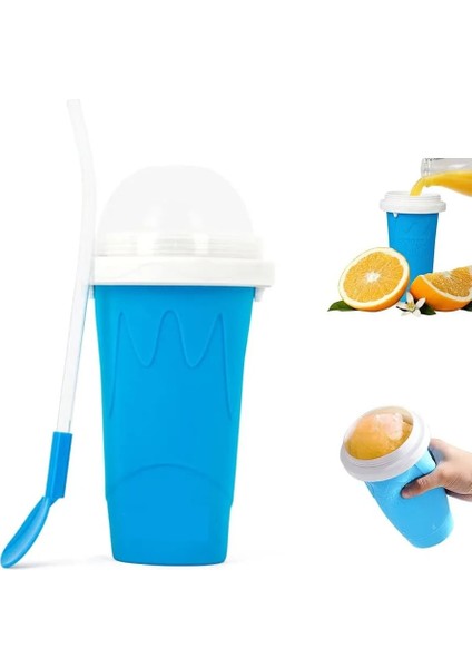 No.1 Tarzı Slush Maker Cup Hızlı Dondurulmuş Dondurma Maker Milk Shake Maker Soğutma Fincan Bardaklar Kupa Diy Ev Yapımı Dondurulmuş Içecekler Magic Slushy Maker (Yurt Dışından)