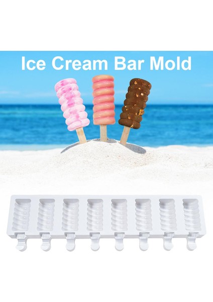 Fildişi Tarzı Pişirme Mini Dondurma Kalıpları Silikon Dondurma Kalıpları Kek Cakesicle Kalıp Silikon Maker Kalıp Yeniden Kullanılabilir Dondurma Yapma Aracı Kalıp (Yurt Dışından) fiyatları