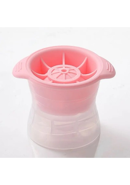 Pembe Stil Kokteyl Kalıpları Için Buz Yapıcı Küre Buz Topu Kalıpları Gıda Sınıfı Viski Silikon Dondurma Meyve (Yurt Dışından)
