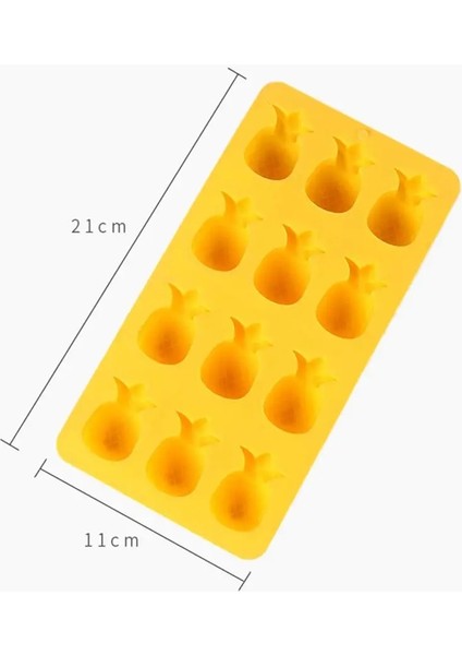 No.1 Tarzı Çok Fonksiyonlu Buz Küpü Tepsi Kalıbı Ananas Hindistan Cevizi Ağacı Şekilli Ev Saklama Kapları Silikon Kalıp (Yurt Dışından)