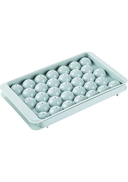 Mavi 33 Izgara Stili Izgara Silikon Buz Tepsisi 3D Yuvarlak Buz Kalıpları Ev Bar Partisi Kullanımı Yuvarlak Top Buz Küpü Yapımcıları Mutfak Dıy Dondurma Kalıpları (Yurt Dışından)