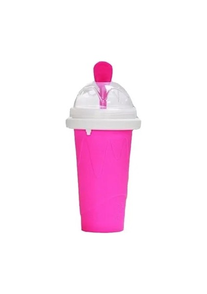 Gül Tarzı Hızlı Dondurulmuş Smoothies Kupası Ev Yapımı Milkshake Şişesi Slush ve Shake Maker Hızlı Soğutma Kupası Dondurma Slushy Maker Şişe 350ML (Yurt Dışından)