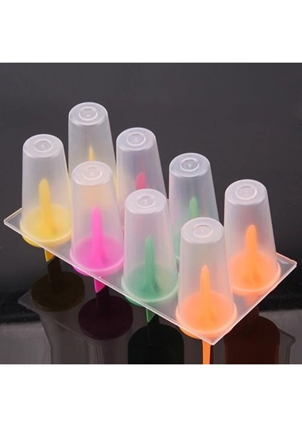 1 Takım 8-Cavity Dondurma Lolly Maker Formu Dıy Ev Yapımı Popsicle Kalıpları Dondurulmuş Popsicle Yoğurt Kalıpları Araçları Mutfak Gereçleri (Yurt Dışından) modelleri