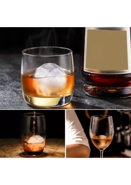 4 Hücre Stili Yuvarlak Buz Küpü Kalıp Ev Buzdolabı Kapaklı Yuvarlak Buz Küpleri Imalatı Ice Cube Bira Şarap Soğutmalı Viski Ice Bal (Yurt Dışından) fırsatları