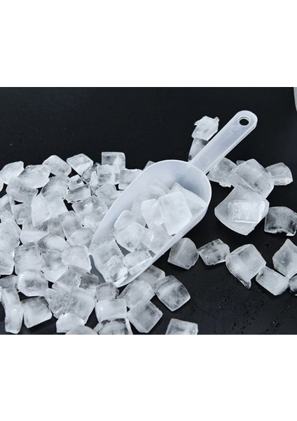 Beyaz Stil Mini Plastik Buz Küreği Un Gıda Şekeri Dondurma Kaşığı Ölçüm Kaşıkları Kürekler Şeffaf Küçük Kürek Mutfak Aletleri (Yurt Dışından)