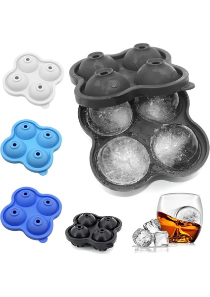 Ben Stil 1 Adet 3D Kafatası Silikon Ice Cube Maker Formu Buz Şeker Kek Puding Çikolata Kalıpları 4 Hücre Buz Kalıbı Kare Şekli Tepsiler Kalıpları (Yurt Dışından) fırsatları