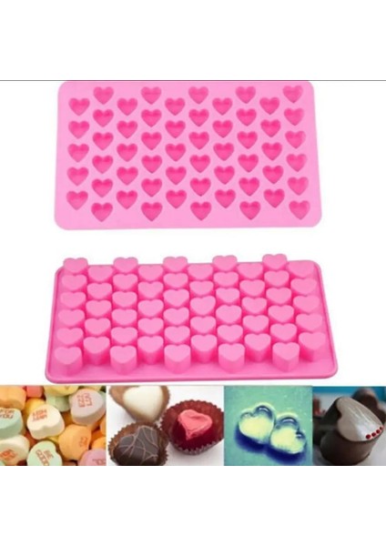Pembe Tarzı 3D Silikon Dıy Kalp Formu Çikolata Kalıp Kek Dekorasyon Kalp Şekli Kalıp Sabun Jöle Tepsisi Mutfak Pişirme Aracı (Yurt Dışından)