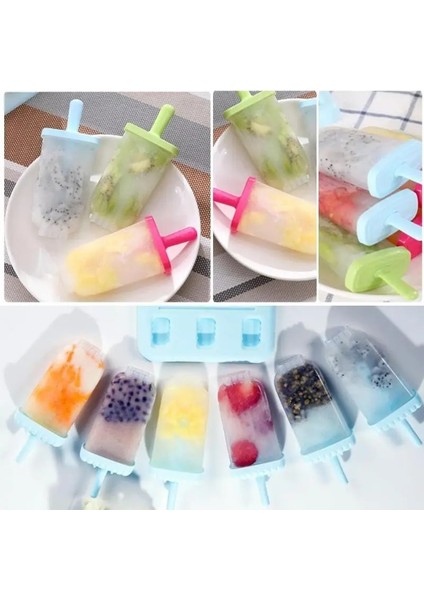 Kırmızı Stil Et Dıy Ice Lolly Krem Kalıpları Buz Tepsisi Dikdörtgen Şekilli Dondurma Pops Kalıpları Tepsi Çubuğu Dondurma Makineleri Kalıp (Yurt Dışından) indirimleri