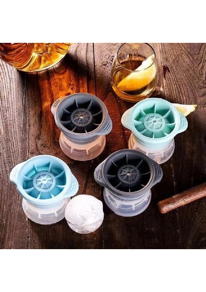 C Stili Silikon Küre Buz Küpü Kalıp Mutfak Istiflenebilir Yavaş Erime Dıy Buz Topu Yuvarlak Jöle Kokteyl Viski Içecek Için Kalıp Yapma (Yurt Dışından) fırsatları