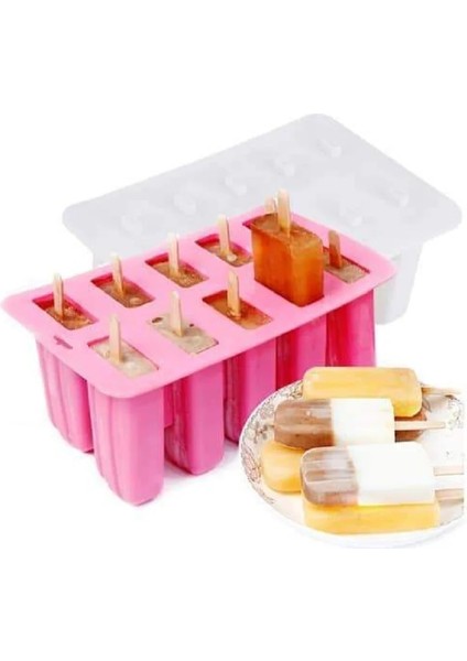 Kırmızı 10 Delik Stili Ole Silikon Dondurma Kalıbı Popsicle Kalıpları Ice Cube Maker Sopalı Dıy Krem Kalıpları Yaz Mutfak Aletleri Sopalı (Yurt Dışından) modelleri