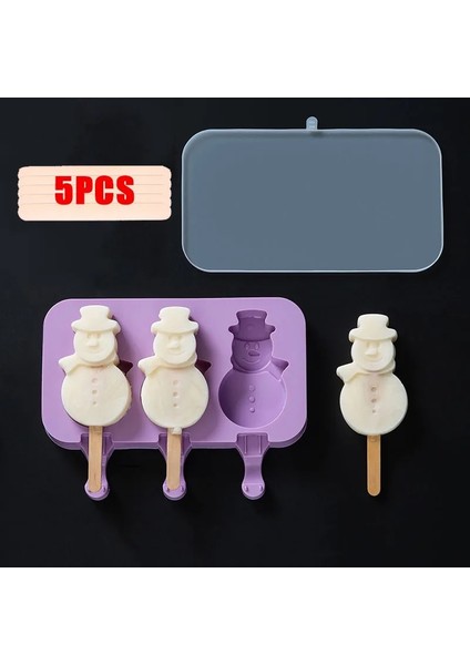 I0001-5 Stili Silikon Dondurma Kalıbı Hayvan Şekli Jöle Buz Hokeyi Makinesi Dıy Gıda Takviyesi Aracı Dondurma Çubuğu Yaz Sıcak Satış (Yurt Dışından)