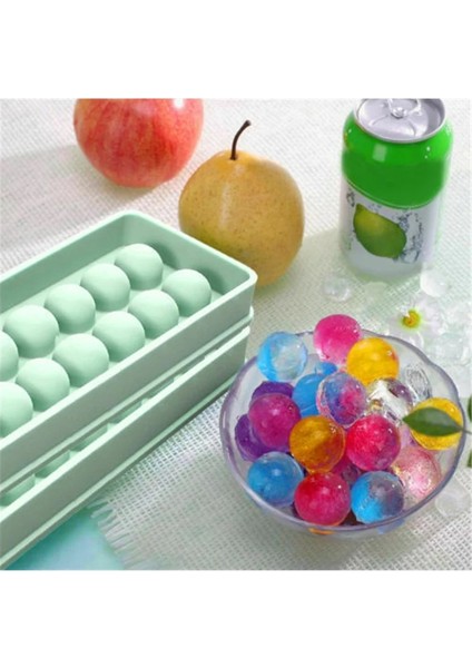 Yeşil Stil Silikon Buz Kalıp Yaratıcı Boşluk Topu Makinesi Yuvarlak Küre Buz Küpü Viski Sıcak Bar 20 Silikon Tepsi Dıy Dondurma Aracı (Yurt Dışından) modelleri