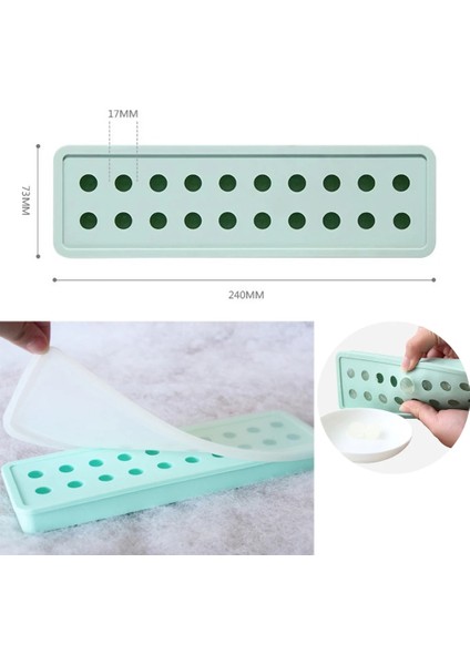 Yeşil Stil Silikon Buz Kalıp Yaratıcı Boşluk Topu Makinesi Yuvarlak Küre Buz Küpü Viski Sıcak Bar 20 Silikon Tepsi Dıy Dondurma Aracı (Yurt Dışından) fırsatları