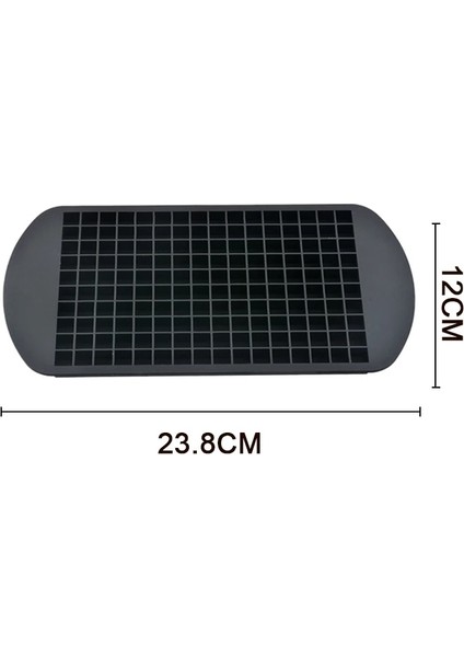 160 Delikli Siyah Stil Silikon Buz Tepsisi Icecube Maker Mini Ice Cube Tepsi Formları Kare Şekilli Dıy Buz Kovası Kalıp Makinesi Içecekler Için Viski (Yurt Dışından)