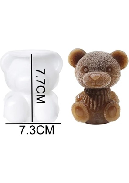 Stil-D Stili Silikon Buz Küpü Kalıp 3D Küçük Ayı Buz Küpü Makinesi Mutfak Dondurma Viski Şarap Kokteyl Kahve Dekoratif Kalıp Için Dıy Aracı (Yurt Dışından)