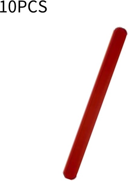 10 Adet Kırmızı Stil Cakesicle Çubuk Akrilik Kek Topper Altın Ayna Dondurma Çubuğu Düğün Cupcake Topper Doğum Günü Partisi Pasta Süslemeleri Için (Yurt Dışından)