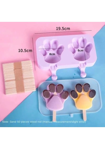 Avuç Içi 3 Tarzı Gıda Güvenli Silikon Dondurma Kalıpları 6 Hücreli Dondurulmuş Buz Küpü Kalıpları Popsicle Maker Dıy Ev Yapımı Dondurucu Lolly Kalıp Ücretsiz Çubuklarla (Yurt Dışından)