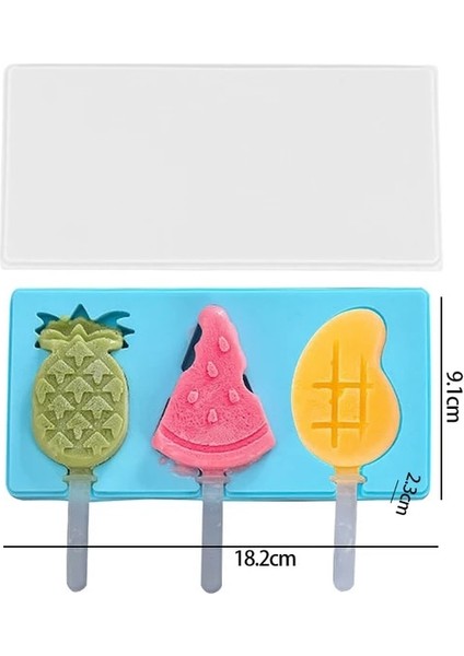 Çoklu Stil Mini Dondurma Kalıpları Pişirme, Silikon Dondurma Kalıpları Kek, Dıy Ice Pops Için Cakesicle Kalıp, Oval, 8-Boşluk (Yurt Dışından)