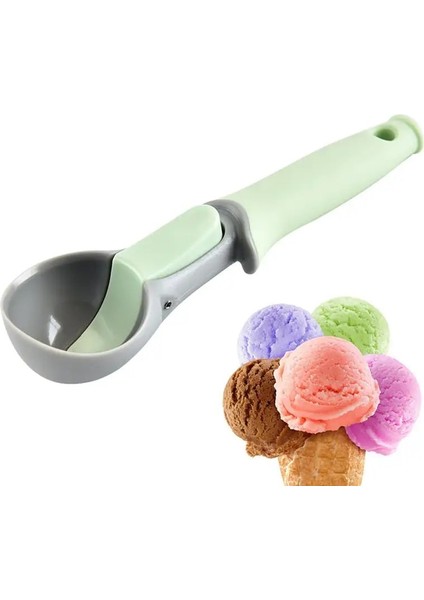 Dondurma Kaşığı Kavun Topu Şekli Kaşık Meyve Tetik Kaşığı Kurabiye Hamur Kaşığı Et Topu Makinesi Mutfak Tatlı Aracı (Yurt Dışından)