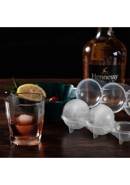 1 Adet Tarzı 4 Kavite Viski Buz Kalıbı Buz Topu Makinesi Dıy Dondurma Kalıbı Plastik Buz Küpü Kalıp Bar Aksesuarları Buz Tepsisi Mutfak Gereçleri (Yurt Dışından)