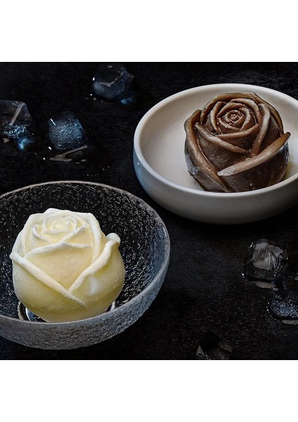 S Tarzı Lansidel Gül Çiçek Buz Topu Kalıbı Gıda Sınıfı Silikon Malzeme Bira Içecek Buz Küpü Dondurma Kalıbı Bar Partileri Için Uygun (Yurt Dışından) indirimleri