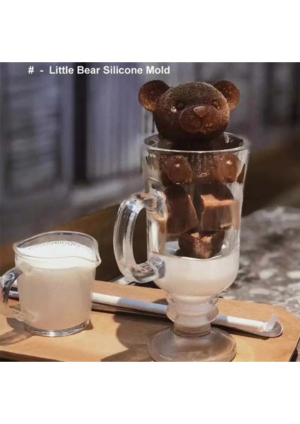 No.3 Tarzı Teddy Bear Çikolata Silikon Kalıp Ice Cube Kalıp Mutfak Pişirme Aksesuarları Içecek Kahve Dondurma Kek Dekor Malzemeleri (Yurt Dışından)