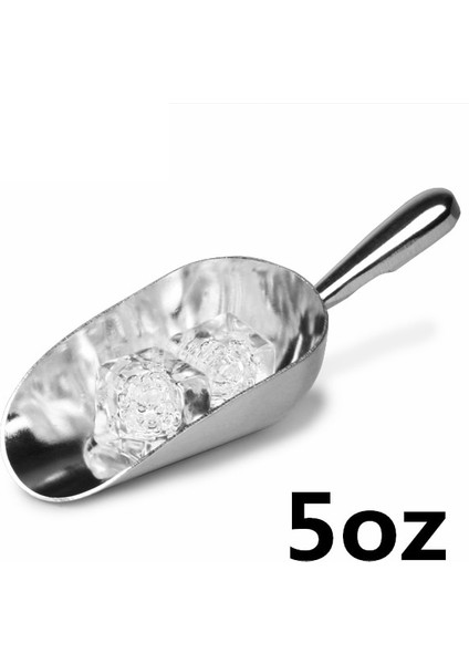 5 Oz Tarzı 5ozozoz Alüminyum Bar Buz Kaşığı Kuru Teneke Kuru Şeker Baharat Kürek (Yurt Dışından)