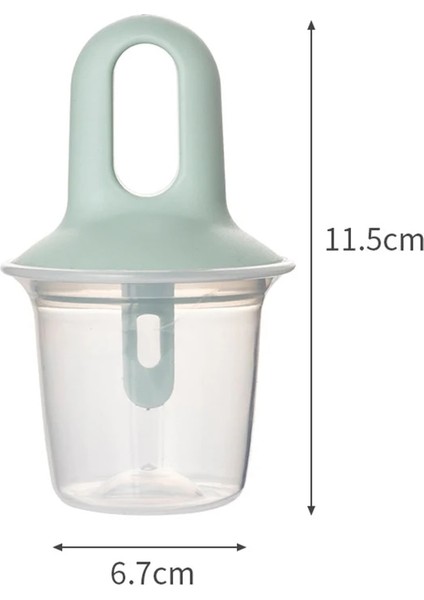 Yeşil Stil 11.5x6.7cm Sıcak Mini Ice Pops Kalıp Dondurma Topu Lolly Maker Popsicle Kalıpları Bebek Dıy Gıda Takviyesi Aracı Meyve Shake Dondurma Kalıp (Yurt Dışından) fiyatları