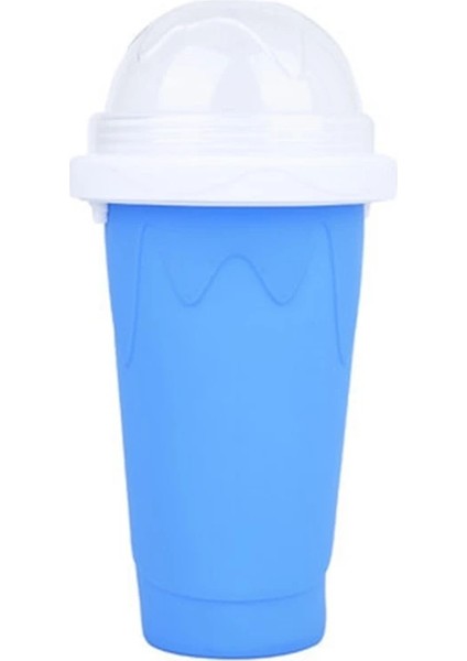Mavi Stil Slushy Kupa Slush Ice Maker Makinesi Dondurma Kupası Ev Dıy Milkshake Su Buzu Saniyeler Içinde (Yurt Dışından)
