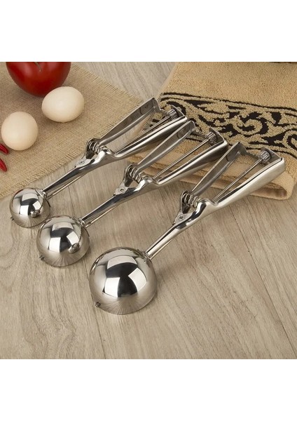 01 S Tarzı Paslanmaz Çelik Dondurma Kaşığı Patates Püresi Karpuz Jöle Meyve Yapışmaz Kaşık Kolu Kepçe Mutfak Aksesuarları (Yurt Dışından) fırsatları