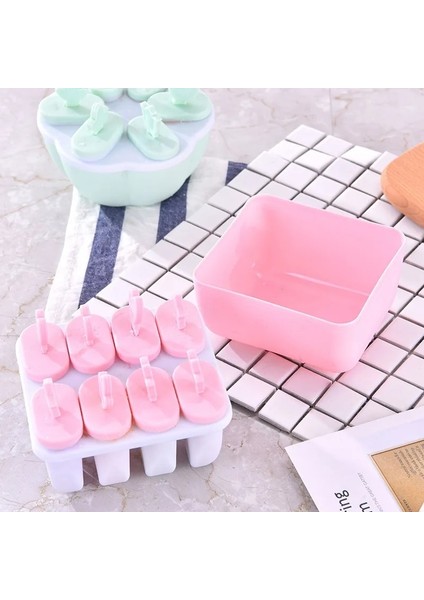 Yuvarlak Yeşil Stil Mutfak Buz Küpü Kalıpları Dıy Dondurma Kalıp Araçları Yeniden Kullanılabilir El Yapımı Popsicle Maker Cep Lolly Kalıp Tepsi Bar Araçları (Yurt Dışından) fırsatları