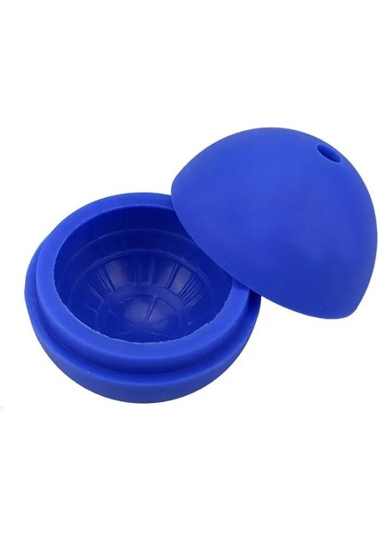 Mavi Stil Sıcak Yaratıcı Silikon Mavi Savaşlar Ölüm Yıldızı Yuvarlak Top Buz Küpü Kalıp Tepsisi Çöl Küre Kalıp Dıy Kokteyl Forma De Gelo F0207 (Yurt Dışından)