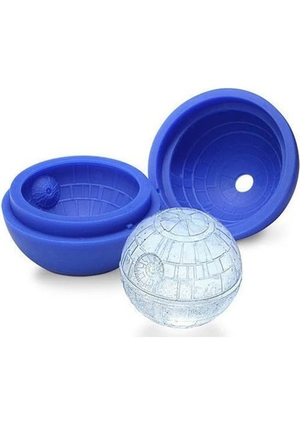 Mavi Stil Sıcak Yaratıcı Silikon Mavi Savaşlar Ölüm Yıldızı Yuvarlak Top Buz Küpü Kalıp Tepsisi Çöl Küre Kalıp Dıy Kokteyl Forma De Gelo F0207 (Yurt Dışından) fiyatları