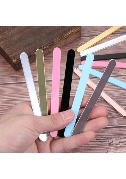 Altın Tarzı Opsicle Sticks Akrilik Pop Popsicle Sticks 10.5cm Uzunluk Akrilik Craft Dondurma Çubukları Popsicl Ev Mutfak Dıy Araçları (Yurt Dışından)