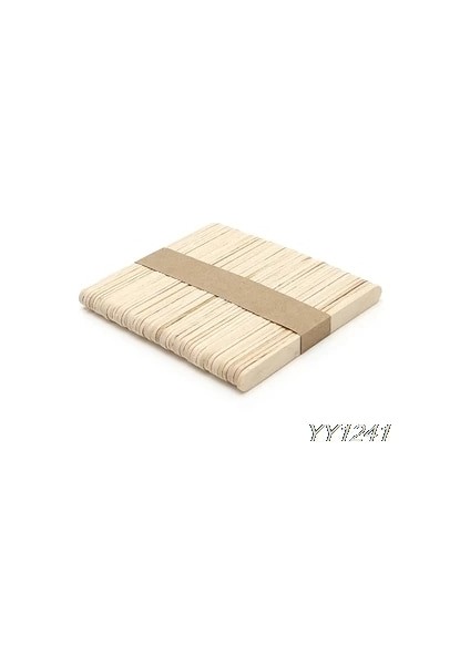 Resimlerin Stiline Bakın 140X10X2MM Lot Ahşap Ağda Spatula Dil Depresör Dövme Balmumu Sopa Dıy Ahşap Popsicle Çubuk Dondurma Araçları (Yurt Dışından)