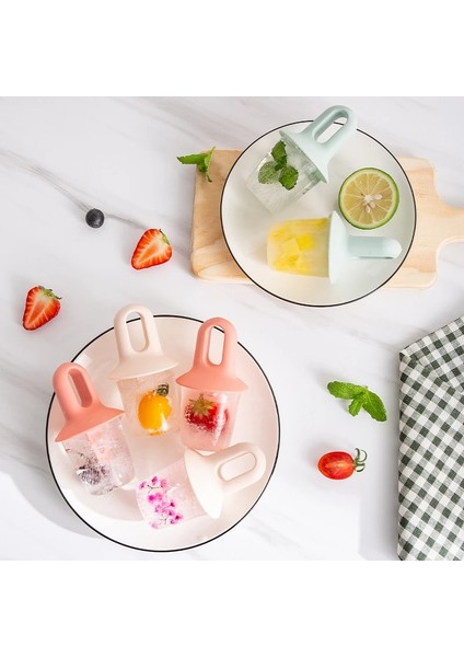 Pembe Tarzı 1 Bilgisayar Mini Ice Pops Kalıp Dondurma Topu Lolly Maker Popsicle Kalıpları Bebek Meyve Sallamak Dondurma Kalıp Mutfak Aletleri Dondurma Araçları (Yurt Dışından)