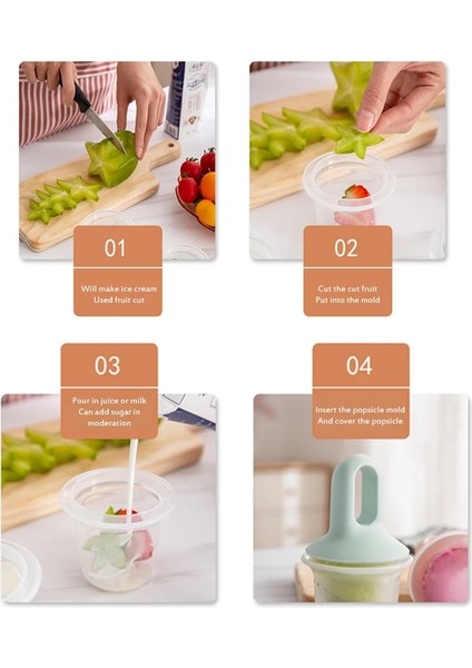 Pembe Tarzı 1 Bilgisayar Mini Ice Pops Kalıp Dondurma Topu Lolly Maker Popsicle Kalıpları Bebek Meyve Sallamak Dondurma Kalıp Mutfak Aletleri Dondurma Araçları (Yurt Dışından)