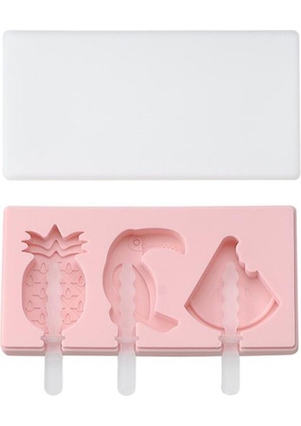 Ben Stil L Beden Hayvanlar Şekli Kapaklı Dondurma Kalıbı Ev Yapımı Silikon Jöle Formu Çikolata Makinesi Dıy Dondurucu Buz Lolly Kalıp Mutfak Tedarik (Yurt Dışından)