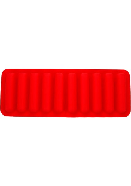 1pc Rastgele Renk Stili Yeniden Kullanılabilir Silindir 10 Hücre Silikon Buz Küpü Tepsi Kalıpları Dondurma Buz Kalıbı Su Şişesi Puding Jöle Çikolatalı Kurabiye Kalıp Makinesi (Yurt Dışından)