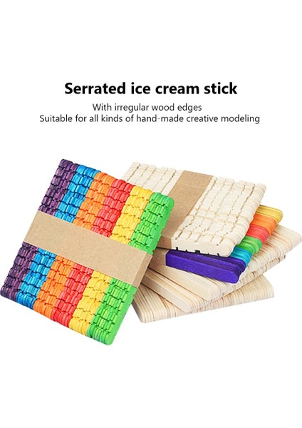 No.12 Tarzı Et Ahşap Dondurma Çubukları Renk Doğal Dıy Ev Yapımı Düz ​​kek Pops El Sanatları Ahşap Model Yapma Araçları Popsicl Accesorios (Yurt Dışından)