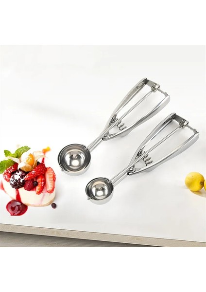 02 M Tarzı Paslanmaz Çelik Dondurma Kaşığı Patates Püresi Karpuz Jöle Meyve Yapışmaz Kaşık Kolu Kepçe Mutfak Aksesuarları (Yurt Dışından) modelleri