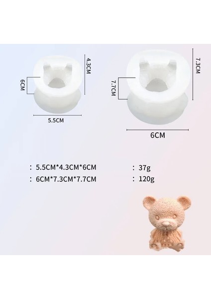 Gül Çiçek Tarzı Büyük Buz Küpü Kalıp Silikon Sevimli Hayvan Buz Küpü Kalıp Aşındırıcı 3D Buz Küpü Kalıp Ayı Kalıp Silikon Yaratıcı Kahve Süt Çay Buz Küpü (Yurt Dışından) fırsatları