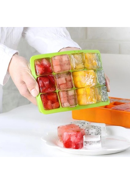 Yeni 1 Adet Pembe Stil 2 Adet Silikon Buz Küpü Kalıp Makinesi Kolay Kare Buz Küpü Tepsileri Kalıpları Bar Aksesuarları Pub Şarap Buz Kalıpları Kalıp Mutfak Gereçleri (Yurt Dışından) fırsatları