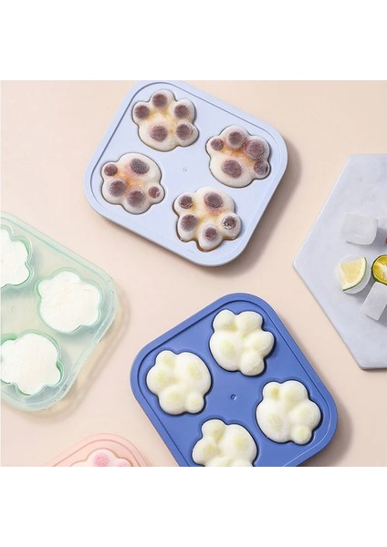 Yeşil Stil Silikon Dondurma Kalıbı Kediler Pençe Popsicle Kalıpları Buz Küpü Tepsi Dıy Ev Yapımı Puding Popsicle Kalıpları Maker Lolly Tatlılar Kalıp (Yurt Dışından) modelleri