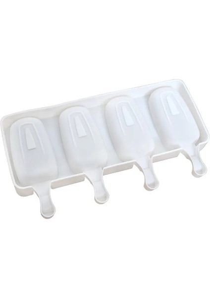 Bir Stil 2020 Yeni Gıda Güvenli Silikon Dondurma Kalıpları 4 Hücreli Dondurulmuş Buz Küpü Kalıpları Popsicle Maker Dıy Ev Yapımı Dondurucu Ice Lolly Kalıp (Yurt Dışından) fırsatları