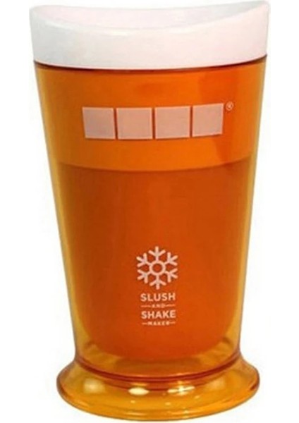Turuncu Tarzı Smoothie Cup Dondurma Makinesi Ev Yapımı Squeeze Cup Ice Slush Yapma Şişesi (Yurt Dışından)